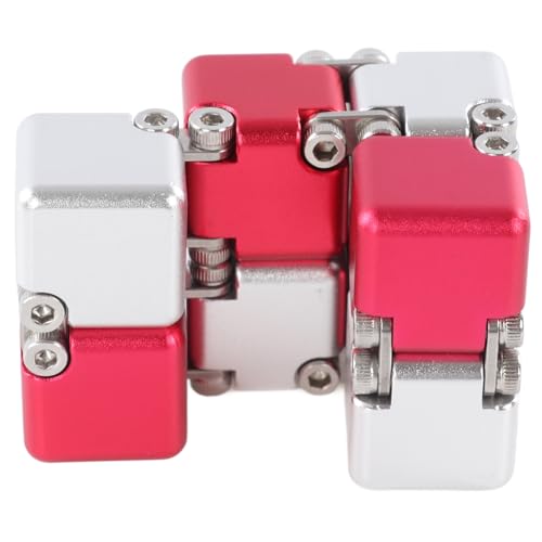 Generic Unendliches Puzzlespielzeug für Erwachsene, Rätsel (Rot und Silber) von Generic