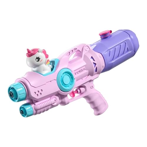 Generic Wasserspielzeug, Wasserspielzeug, leicht, multifunktional, Doppeldüse, tragbar, Rosa, für den Strand im Garten von Generic