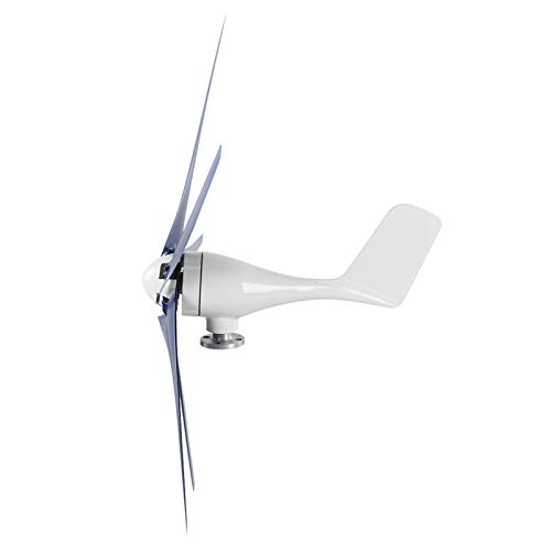 Generic Windmühlengenerator, 800W 5 Vane/Wing Kleine Windmühlengenerator Windkraftanlagen, Windkraftanerator für Ladestatus, Terrassen und Kabinen (12V) von Generic