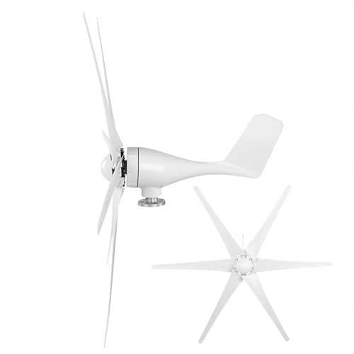 Generic Windturbinengenerator -Kit, 800 -W Windgeneratoren für den Haus Verwenden Kleine Windmühlengenerator mit 6 Klingen, die für die Einfache Installation Ausgelegt Sind, für Boote, Terrassen und Generic Windturbinengenerator -Kit, 800 -W Windgeneratoren für den Haus Verwenden Kleine Windmühlengenerator mit 6 Klingen, die für die Einfache Installation Ausgelegt Sind, für Boote, Terrassen und von Generic