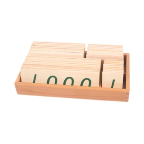 Generic Zahlenkarten, Lernspielzeug, Mathematik Lehrmittel mit Box für Kinder Im Alter von 3 bis 7 Jahren, L Wood Generic Zahlenkarten, Lernspielzeug, Mathematik Lehrmittel mit Box für Kinder Im Alter von 3 bis 7 Jahren, L Wood von Generic