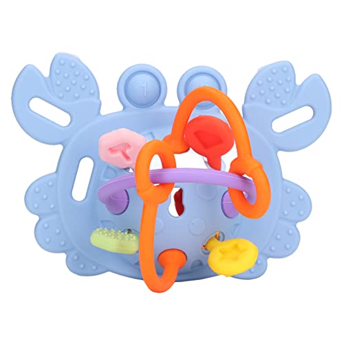 Generic Ziehen Sie Sensorisches Spielzeug, Weiches Baby -Zahnen Spielzeug Reichhaltiges Farbbildendner für Zuhause (Blue) von Generic