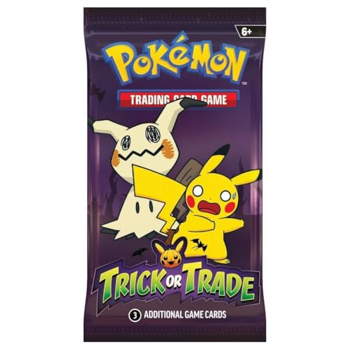 Generisch für Pokemon Trick or Trade Booster 2023 Funpack - Sammelkarten Pack - ENGLISCH 3 Karten pro Packung NEU & OVP von Generic