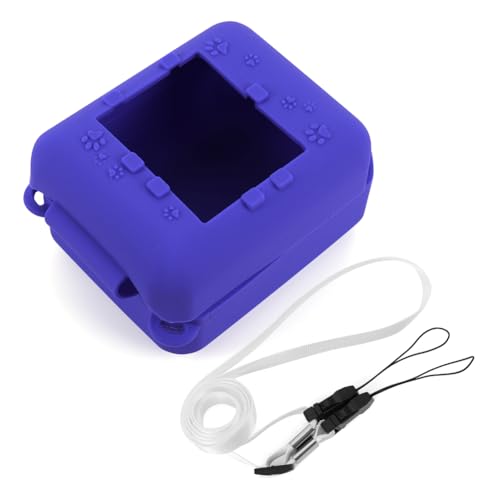 Generische Silikonabdeckung Hülle transportieren Reisefall Stoßdämpfer Schutzlageranteil Anti -Drop mit Lanyard for Bitzzees virtuelle elektronische Haustiere Kinderspielzeug (lila) von Generic