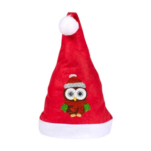 Generischer DIY Diamant Malerei Weihnachtshut, Weicher Schneemann Weihnachtskopfbeobachter Generischer DIY Diamant Malerei Weihnachtshut, Weicher Schneemann Weihnachtskopfbeobachter von Generic