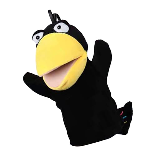 Generisches Handpuppen für Kinder, Crow Action Puppet, Puppen-Set für Kinder mit Betrieb, Plüschspielzeug für Show Generisches Handpuppen für Kinder, Crow Action Puppet, Puppen-Set für Kinder mit Betrieb, Plüschspielzeug für Show von Generic