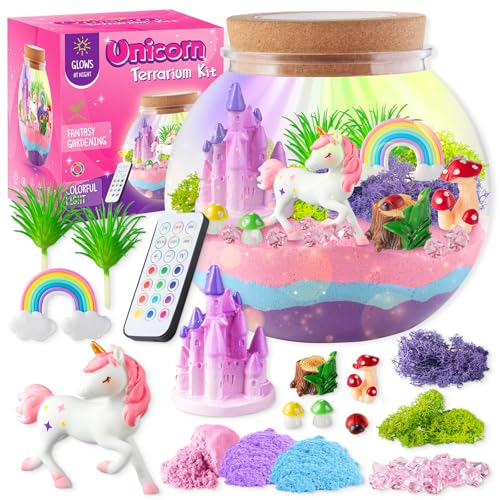 Generisches Ostereinicorn -Terrarium -Kit für Kinder - Leuchten Sie DIY Osterstammhandwerk mit Fernbedienung und 12 Farben, Hasen- und Glitter -Eierdekor, Osterkorb Geschenk für Mädchen 5-8 Generisches Ostereinicorn -Terrarium -Kit für Kinder - Leuchten Sie DIY Osterstammhandwerk mit Fernbedienung und 12 Farben, Hasen- und Glitter -Eierdekor, Osterkorb Geschenk für Mädchen 5-8 von Generic