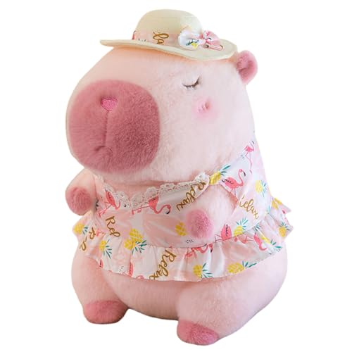 Generisches Plüsch Capybara Spielzeug niedliche Capybara Plüsch kreative Fuzzy Capybara Puppen PP Baumwollgefüllte Capybara -Puppen for Geburtstagsgeschenke von Generic