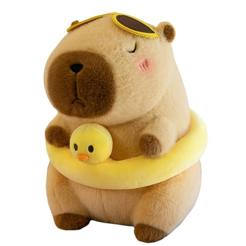 Generisches Plüsch Capybara Spielzeug niedliche Capybara Plüsch kreative Fuzzy Capybara Puppen PP Baumwollgefüllte Capybara -Puppen for die Heimdekoration von Generic