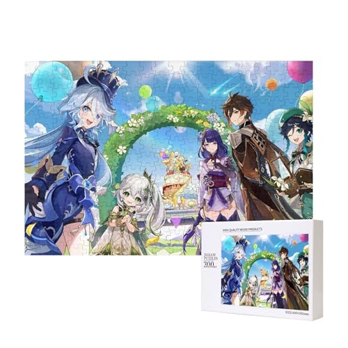 Genshin Auswirkungen grafische große hölzerne Puzzles für Erwachsene,Pappel Material 300丨500丨1000 Stück Puzzles Puzzles Genshin Auswirkungen grafische große hölzerne Puzzles für Erwachsene,Pappel Material 300丨500丨1000 Stück Puzzles Puzzles von Generic