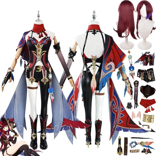 Genshin Impact Chasca Cosplay Costume Outfit Game Character Uniform Complete Set Halloween Party Carnival Dress Up Suit with Wig False Ear Hat Ear Clip for Women Genshin Impact Chasca Cosplay Costume Outfit Game Character Uniform Complete Set Halloween Party Carnival Dress Up Suit with Wig False Ear Hat Ear Clip for Women von Generic