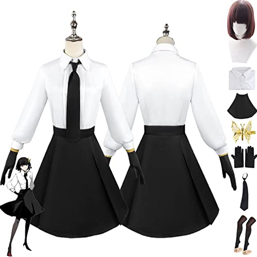 Genshin Impact Ganyu Cosplay Costume Outfit Game Character Kinich Focalors Uniform Complete Set Halloween Carnival Party Dress Up Suit with Wig for Women von Generic