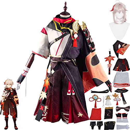 Genshin Impact Kaedehara Kazuha Cosplay Costume Outfit Game Character Neuvillette Uniform Complete Set Halloween Carnival Party Dress Up Suit with Wig for Men Genshin Impact Kaedehara Kazuha Cosplay Costume Outfit Game Character Neuvillette Uniform Complete Set Halloween Carnival Party Dress Up Suit with Wig for Men von Generic
