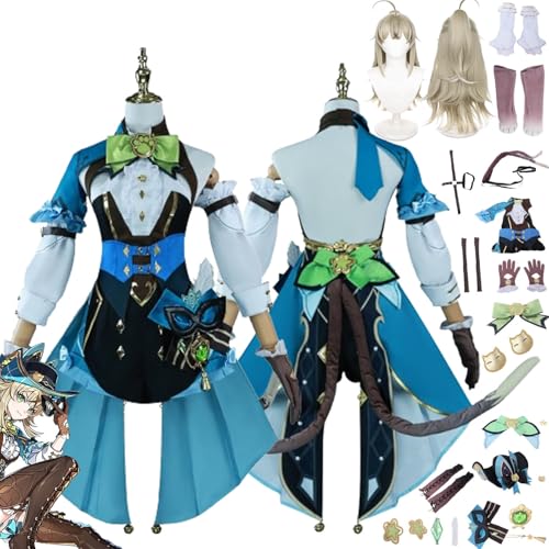 Genshin Impact Kirara Skin Cosplay Costume Outfit Game Character Uniform Complete Set Halloween Carnival Dress Up Suit with Wig Tail Hat for Women Genshin Impact Kirara Skin Cosplay Costume Outfit Game Character Uniform Complete Set Halloween Carnival Dress Up Suit with Wig Tail Hat for Women von Generic