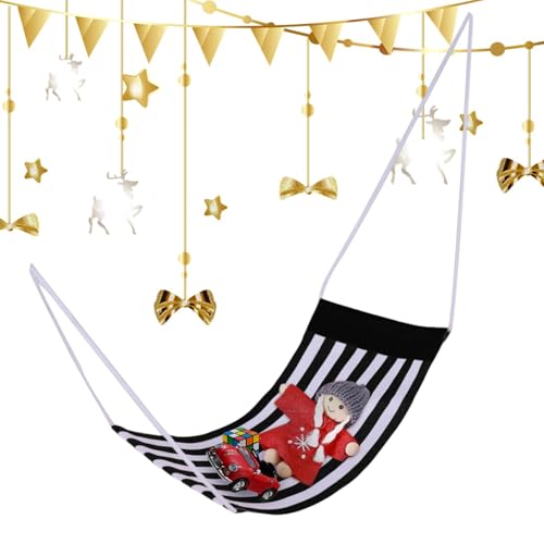 Gestreifte Hängematte, Weihnachtszubehör, Weihnachtshängematte, Weihnachtszubehör, Weihnachtszubehör und Zubehör, Weihnachtsschaukel für Kostüme von No von Generic
