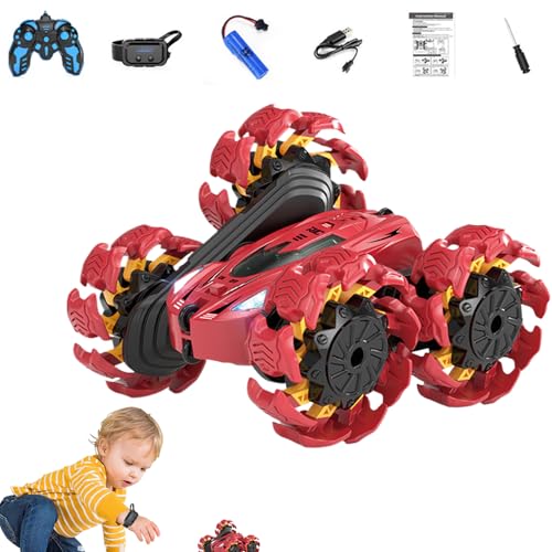 Gesture RC-Auto – Handsensor-Fahrzeug, Stunt-Drift-Spielzeug, 360°-Drehmaschine | Ferngesteuertes rotierendes Auto für Kinder, Kleinkinder, und Mädchen, Offroad-Elektrospielzeug, Gelände-Gestur Gesture RC-Auto – Handsensor-Fahrzeug, Stunt-Drift-Spielzeug, 360°-Drehmaschine | Ferngesteuertes rotierendes Auto für Kinder, Kleinkinder, und Mädchen, Offroad-Elektrospielzeug, Gelände-Gestur von Generic