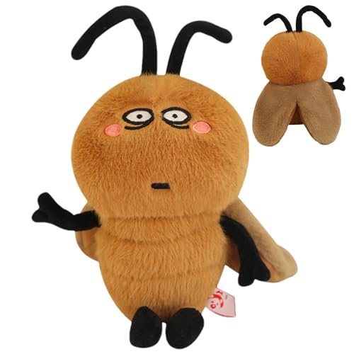 Getuftete Cockroach | 7,8 Zoll Cute Cockroach Shape Stuffed Puppe, Cuddly Plüsch, Plüschtier für Kinder und Erwachsene, Heimdekoration von Generic