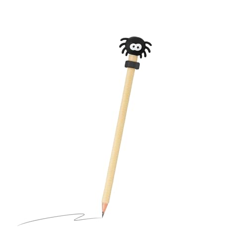 Gewindeter Fidget Bleistift - Halloween Kinder Drehbare Sensorik Stifte,Lernbedarf Sensorikstift Für Teenager Schüler Mädchen Bibliothek Klassenraum Schule Homeoffice von Generic