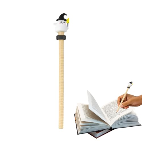 Gewindeter Fidget Bleistift | Holz Halloween Sensorik Drehstift | Lernbedarf Sensorikstift Für Teenager Schüler Mädchen Bibliothek Klassenraum Schule Homeoffice Gewindeter Fidget Bleistift | Holz Halloween Sensorik Drehstift | Lernbedarf Sensorikstift Für Teenager Schüler Mädchen Bibliothek Klassenraum Schule Homeoffice von Generic