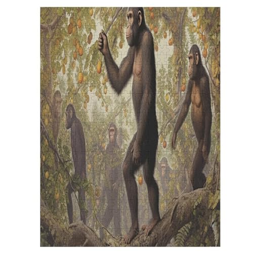 Gigantopithecus Puzzle 500 PCS - Erwachsenenpuzzle Mit - Geschicklichkeitsspiel Für Die Ganze Familie - Ideal Als Holzpuzzle von Generic