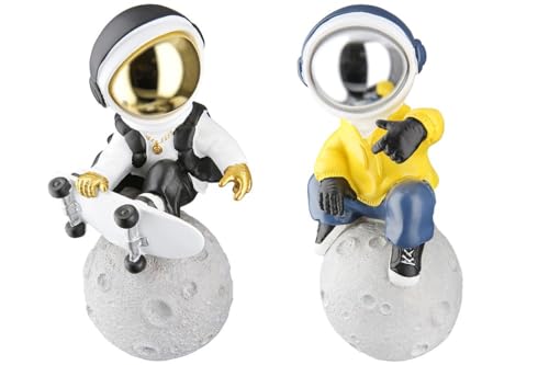 Gilde Handwerk 2 Figuren Astronaut Apollo Skateboard Gilde Handwerk 2 Figuren Astronaut Apollo Skateboard von Generic