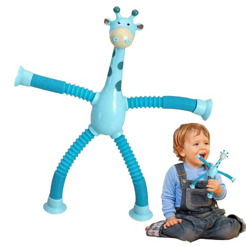 Giraffen-Spielzeug mit Saugnapf – sensorisches Röhrenspielzeug | Teleskop-Saugnapf-Rohrspielzeug, lustiges Giraffengeschenk für , Mädchen / 7,09 x 5,51 Zoll Giraffen-Spielzeug mit Saugnapf – sensorisches Röhrenspielzeug | Teleskop-Saugnapf-Rohrspielzeug, lustiges Giraffengeschenk für , Mädchen / 7,09 x 5,51 Zoll von Generic