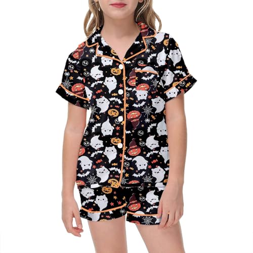 Girls Spanish Dress Kids Neon Clothes Gothic Baby Kleider FüR Baby-MäDchen Halloween Kostuem Kinder 4 Jahre Toddler Leggings Boys Dressing Up Costumes Jumpsuit Kuerbis Outfit Junge Costume von Generic