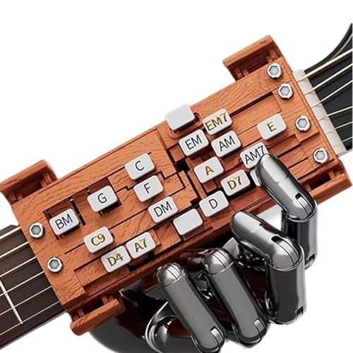 Gitarren-Akkord-Trainer – Gitarren-Lernhilfe, Akkord-Assistent-Tool | Gitarrenpresser für Anfänger, Gitarren-Übungswerkzeug für Akkorde, Gitarren-Lehrhilfe, Akkord-Lernhilfe für Neue Spieler Gitarren-Akkord-Trainer – Gitarren-Lernhilfe, Akkord-Assistent-Tool | Gitarrenpresser für Anfänger, Gitarren-Übungswerkzeug für Akkorde, Gitarren-Lehrhilfe, Akkord-Lernhilfe für Neue Spieler von Generic