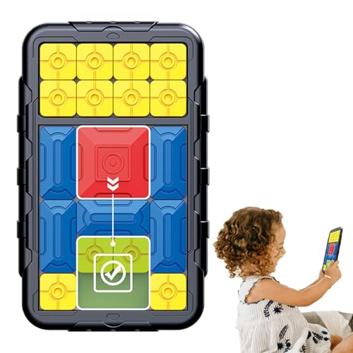 Gleitendes Spiel – Gehirnteaser auf Stufe 500+, tragbare Reise-Puzzle-Konsole | Travel Fidget Toy, Smart Logic Game für Kinder & Erwachsene, Educational Learning Toy, Interactive Fidget von Generic