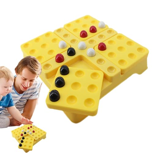 Go-Brettspiel, ABS-Schachspielset, Schach-Gomoku-Spielzeug, Tisch-Go-Schachspiel, magisches Go-Spielspielzeug für Kinder über 8 Jahre, rotierendes Schachspiel für Zuhause, Kinder von Generic