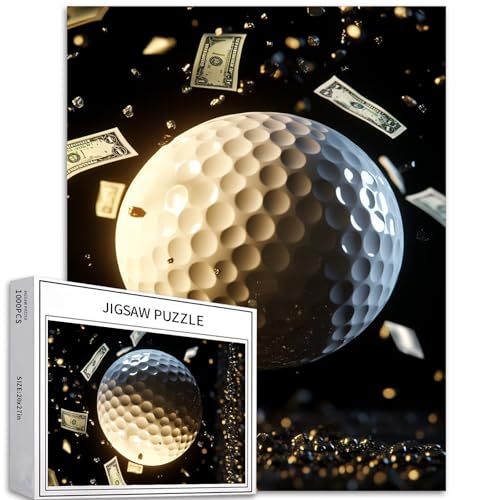 Golf 1000-teiliges Puzzle für Erwachsene, bunte DIY-Puzzles für Heimdekoration, Geschenke, Familienpuzzle, perfekt für Spieleabende, 68 x 50 cm Golf 1000-teiliges Puzzle für Erwachsene, bunte DIY-Puzzles für Heimdekoration, Geschenke, Familienpuzzle, perfekt für Spieleabende, 68 x 50 cm von Generic