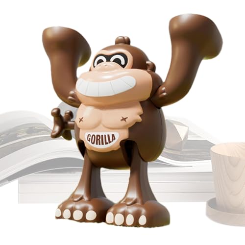 Gorilla-Aufziehspielzeug – Kinderspielzeug mit 360°-Flip-Stunts – Süßes tierisches Aufziehspielzeug-Tanto für und Mädchen, um Saltos und Flip-Stunts zu genießen. für Kleinkinder, Ki Gorilla-Aufziehspielzeug – Kinderspielzeug mit 360°-Flip-Stunts – Süßes tierisches Aufziehspielzeug-Tanto für und Mädchen, um Saltos und Flip-Stunts zu genießen. für Kleinkinder, Ki von Generic