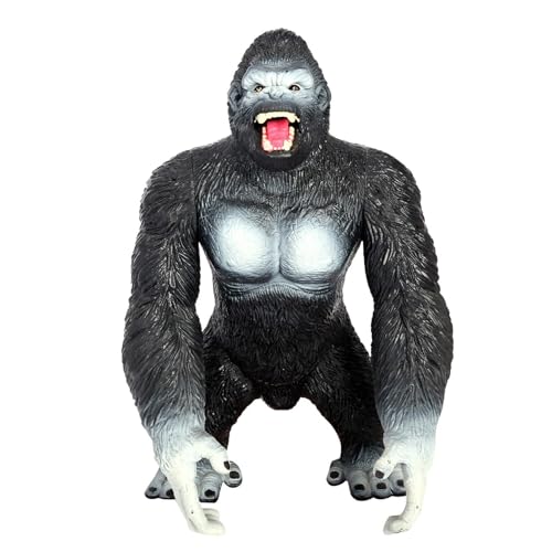 Gorilla -Figuren, Tierfiguren Gorilla - Roaring Action Figure Toys | Dschungeltiere Desktop Dekoration, Kuchen für Weihnachten und Geburtstag für Mädchen Gorilla -Figuren, Tierfiguren Gorilla - Roaring Action Figure Toys | Dschungeltiere Desktop Dekoration, Kuchen für Weihnachten und Geburtstag für Mädchen von Generic
