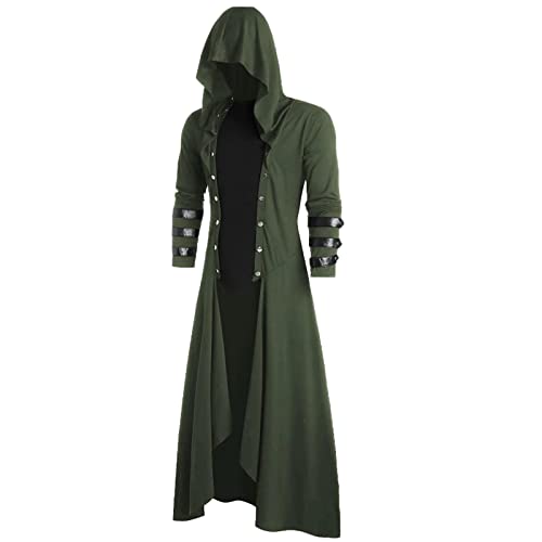 Gothic Herren, Herren Steampunk Frack Vintage Mantel Retro Gehrock Jacke Viktorianischen Karneval Kostüm Cosplay Gothic Mittelalter Uniform Smokings Für Herren Für Karneval Fasching Gothic Herren, Herren Steampunk Frack Vintage Mantel Retro Gehrock Jacke Viktorianischen Karneval Kostüm Cosplay Gothic Mittelalter Uniform Smokings Für Herren Für Karneval Fasching von Generic