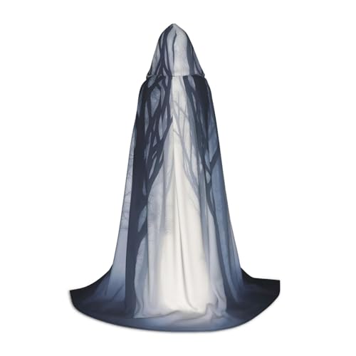 Gothic Horror Thema Kostüm Kinder Düsterer Wald Kapuzenumhang Kostüm Umhang mit Kapuze für Junge Mädchen Halloween Karneval Party, Grau Gothic Horror Thema Kostüm Kinder Düsterer Wald Kapuzenumhang Kostüm Umhang mit Kapuze für Junge Mädchen Halloween Karneval Party, Grau von Generic