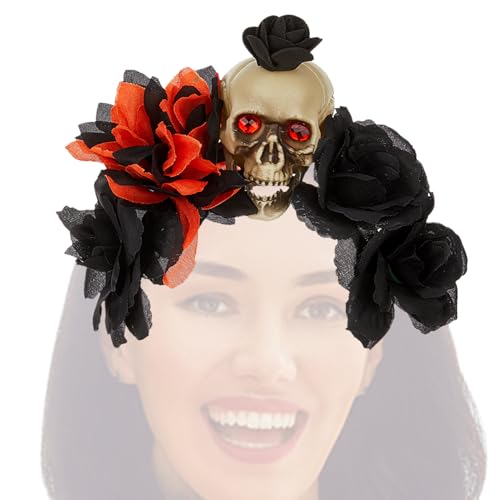 Gothic Kopfschmuck - Horror inspiriertes Stirnband, Eins passt für alle Haardekoration | Kreatives Kostüm Accessoire zum Thema für Partys, Trick - Genuss Outfits, Spookac Gothic Kopfschmuck - Horror inspiriertes Stirnband, Eins passt für alle Haardekoration | Kreatives Kostüm Accessoire zum Thema für Partys, Trick - Genuss Outfits, Spookac von Generic