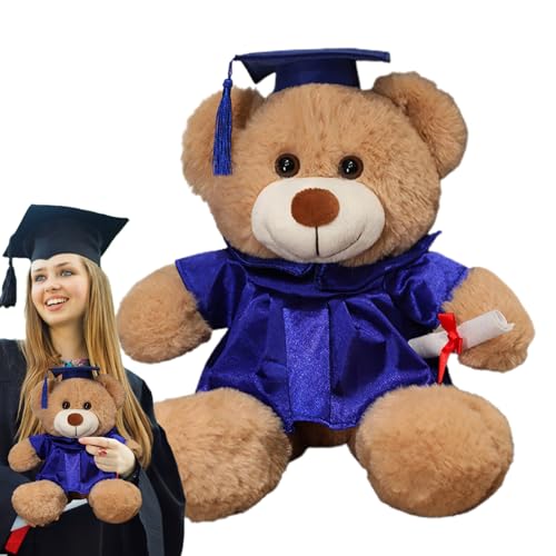 Graduation Teddybär – Graduation Plance, Prüfung Tier Plüschtier | Graduierung Teddybär, Graduierung Teddybär mit , Mädchen im Spielzeuggrad, feierlicher Doktorand Björn für den von Generic