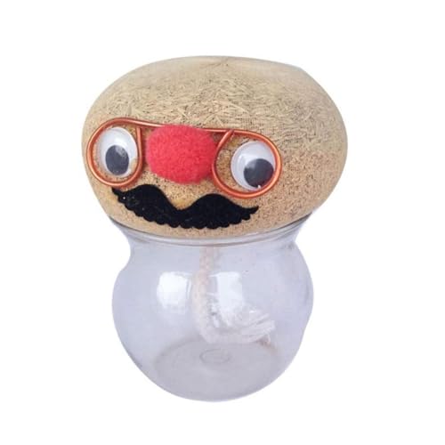 Gras Head Puppe Potted Pflanze, Kleine Ornamente Mit Zuchtmedium - Kleine Ornamente Mit Anbaumedium, Pflanzengarten Spielzeug Geschenke Für Kinder Gras Head Puppe Potted Pflanze, Kleine Ornamente Mit Zuchtmedium - Kleine Ornamente Mit Anbaumedium, Pflanzengarten Spielzeug Geschenke Für Kinder von Generic
