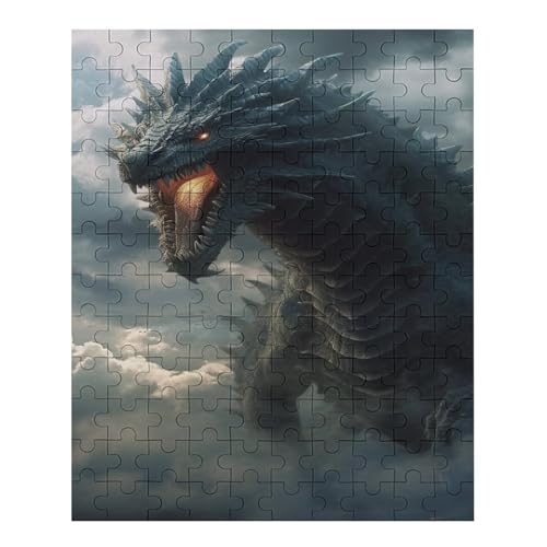 Green Dargon - 1000 Teile Puzzle – - Hochauflösendes - Gelegenheitsspiel – 1000 Teile Holzpuzzle 70 von Generic