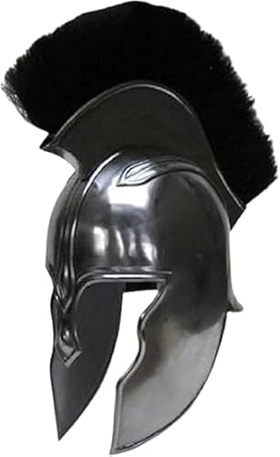 Griechisches Spartaner-Kostüm & Filmhelm - Silber-Finish - Sammlerstück Geschenkartikel Antikes Haus Handwerk Griechisches Spartaner-Kostüm & Filmhelm - Silber-Finish - Sammlerstück Geschenkartikel Antikes Haus Handwerk von Generic