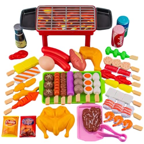Grill-Küchenspielzeug | Zubehör für gefälschte Lebensmittel, Rollenspiel-Grillspielzeug-Set – Kochspielset, Campingspielzeug, interaktives Spielzeug für Kinder, Outdoor-Spielzeug, Geburtstagsgeschenke Grill-Küchenspielzeug | Zubehör für gefälschte Lebensmittel, Rollenspiel-Grillspielzeug-Set – Kochspielset, Campingspielzeug, interaktives Spielzeug für Kinder, Outdoor-Spielzeug, Geburtstagsgeschenke von Generic