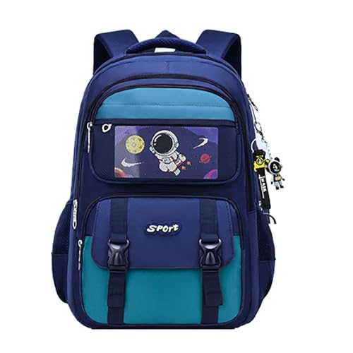 Große Kapazität Astronaut Grundschulrucksack geeignet für Kinder im Alter von 7-15 Jahren(A,M(32 * 16 * 43cm)) von Generic