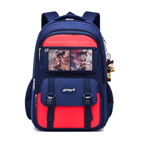 Große Kapazität Astronaut Grundschulrucksack geeignet für Kinder im Alter von 7-15 Jahren(B,M(32 * 16 * 43cm)) von Generic
