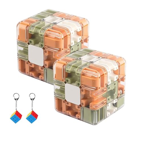 Großes Labyrinth,Denksport-Spielzeug, 3D-Puzzle-Ball-Labyrinth, Gehirntrainingsspielzeug for räumliches Vorstellungsvermögen,(2 Sets) von Generic