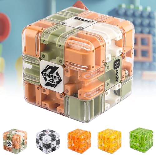 Großes Labyrinth-3D-Puzzle-Labyrinth-Würfel – Spannendes Denkspiel, Gehirntrainingsspielzeug for Räumliches Vorstellungsvermögen for Stressabbau Und Zur Entwicklung Der Logik(New) von Generic