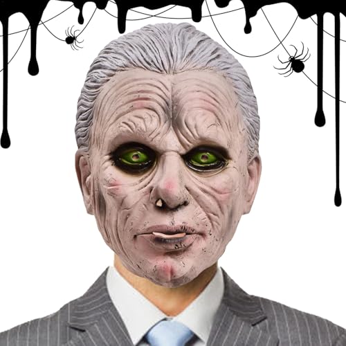 Gruselige Gesichtsabdeckung, Halloween-Gesichtsbedeckung | Verstellbare Horror-Gesichtsabdeckung, gruselige Weihnachts-Kostüme, tragbare Gesichtsabdeckung für Spukhäuser, Gruselige Gesichtsabdeckung, Halloween-Gesichtsbedeckung | Verstellbare Horror-Gesichtsabdeckung, gruselige Weihnachts-Kostüme, tragbare Gesichtsabdeckung für Spukhäuser, von Generic