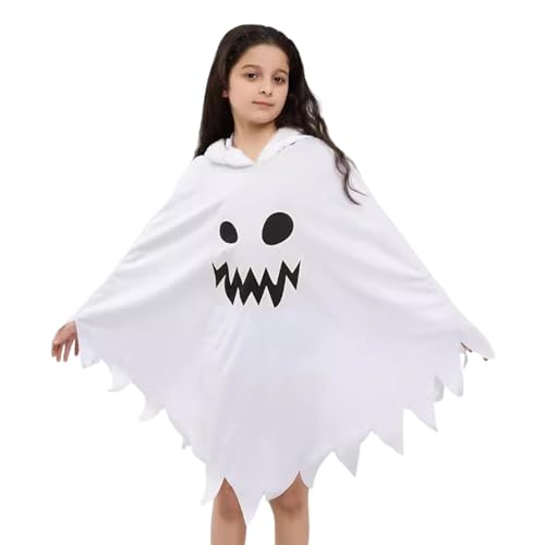 Gruseliges Halloween-Kostüm für Mädchen, Geistermädchen-Kostüm für Halloween, beunruhigende Schönheit, gruseliges und niedliches Geister-Kostüm, bequemes Kostüm für Mädchen für Halloween von Generic