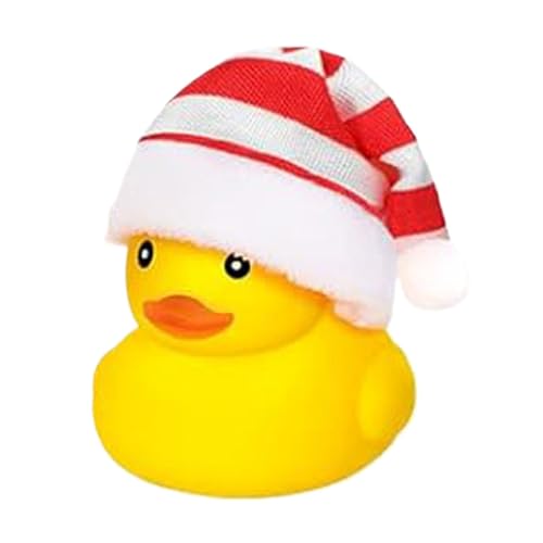 Gummienten Weihnachten ,Gummiente Spielzeug | Niedliches Entenspielzeug mit Weihnachtsmannhut - Lustiges Quietschendes Entenspielzeug, Tragbares Badeparty-Spielzeug für Weihnachten, Jahrespartys Gummienten Weihnachten ,Gummiente Spielzeug | Niedliches Entenspielzeug mit Weihnachtsmannhut - Lustiges Quietschendes Entenspielzeug, Tragbares Badeparty-Spielzeug für Weihnachten, Jahrespartys von Generic