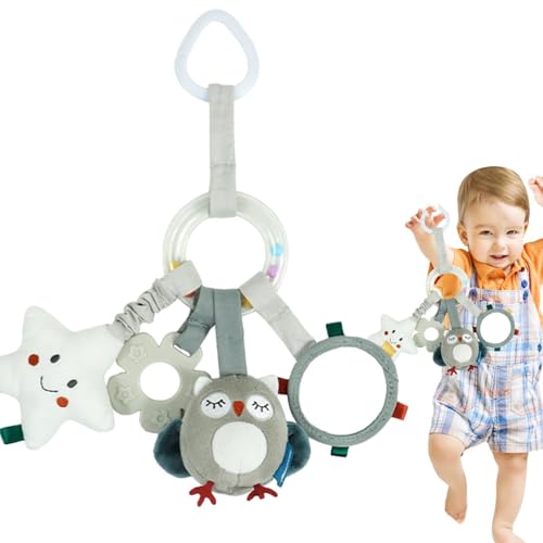 Gymnastikspielzeug für Babys – Aktivitätsspielzeug für Babys, Spielzeug zum Aufhängen | Autositzspielzeug für Babys mit hängendem Beißring, Kinderwagenspielzeug zum Anklemmen Gymnastikspielzeug für Babys – Aktivitätsspielzeug für Babys, Spielzeug zum Aufhängen | Autositzspielzeug für Babys mit hängendem Beißring, Kinderwagenspielzeug zum Anklemmen von Generic