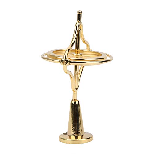 Gyroskop Balance Spielzeug, Legierung Spinner Top Spielzeug Motion Balance Physik Spielzeug für Erwachsene (Gold) von Generic